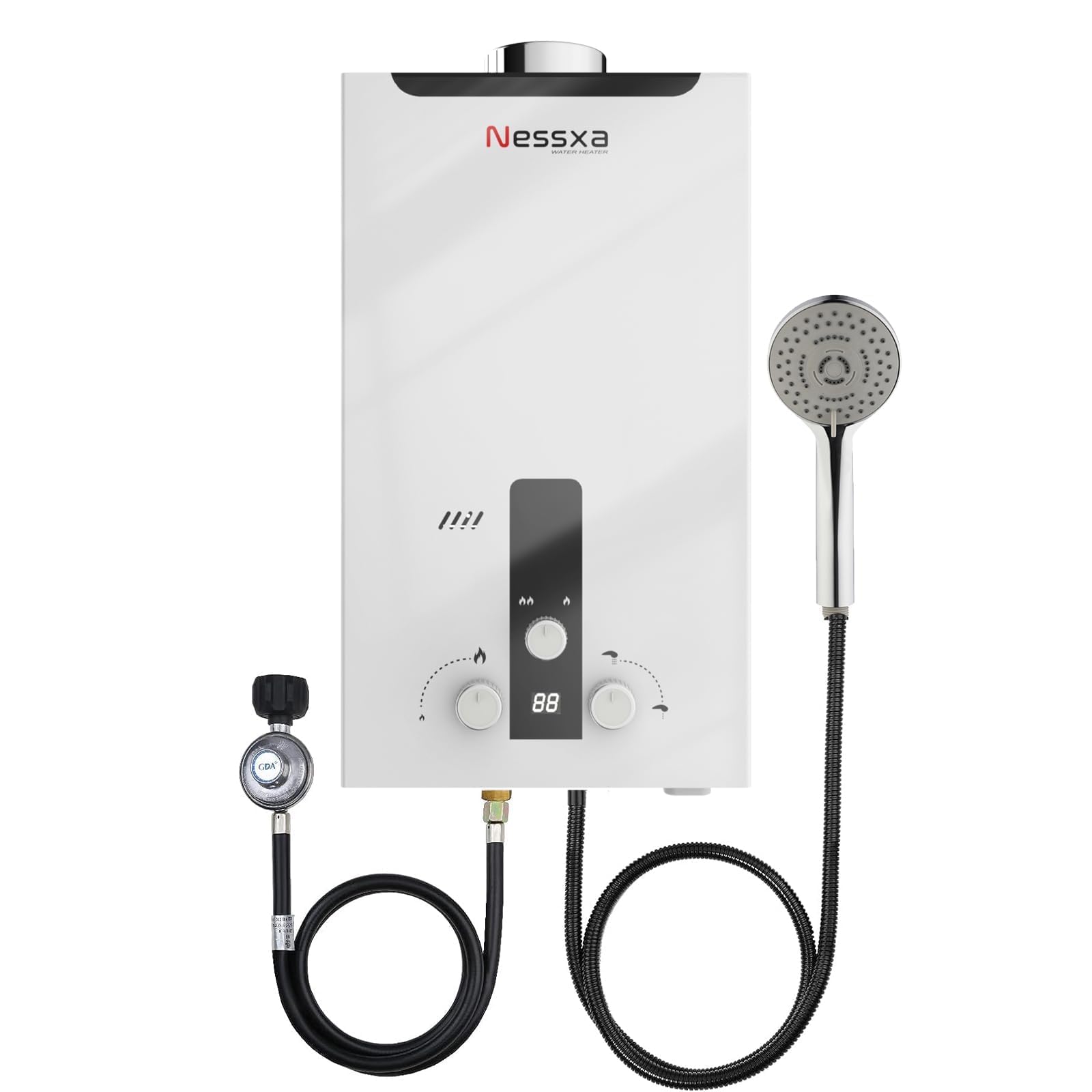 2.65 Gallon Electric Mini Tank Water Heater, 110V 1500W Compact